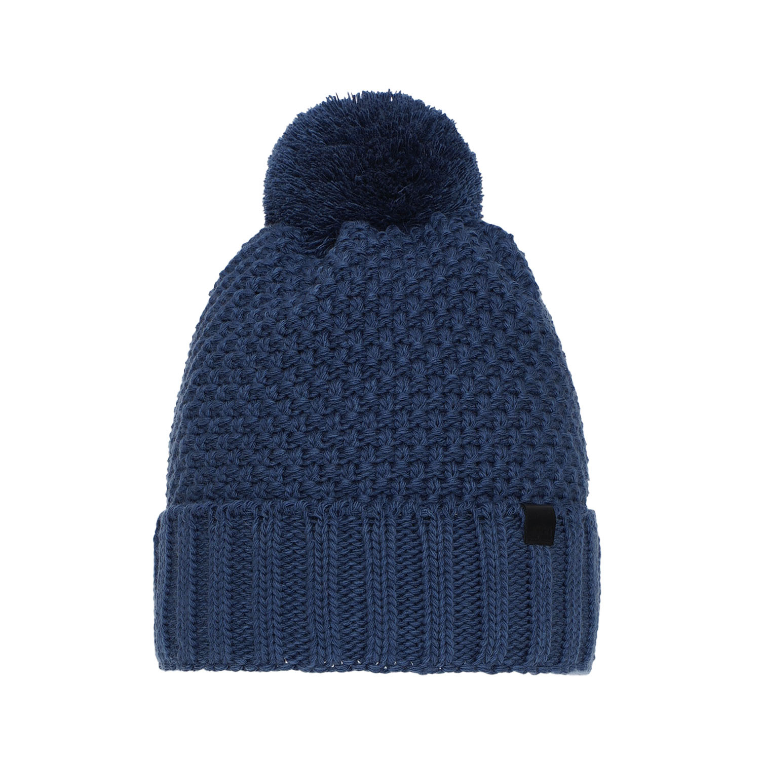 Bonnet d'hiver garçon, bleu, avec pompon, Polins