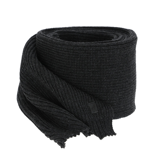 Écharpe d'hiver homme, gris, avec laine mérinos Algor