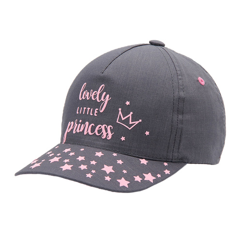 Casquette fille automne/printemps, grigia, cotone, Olivia