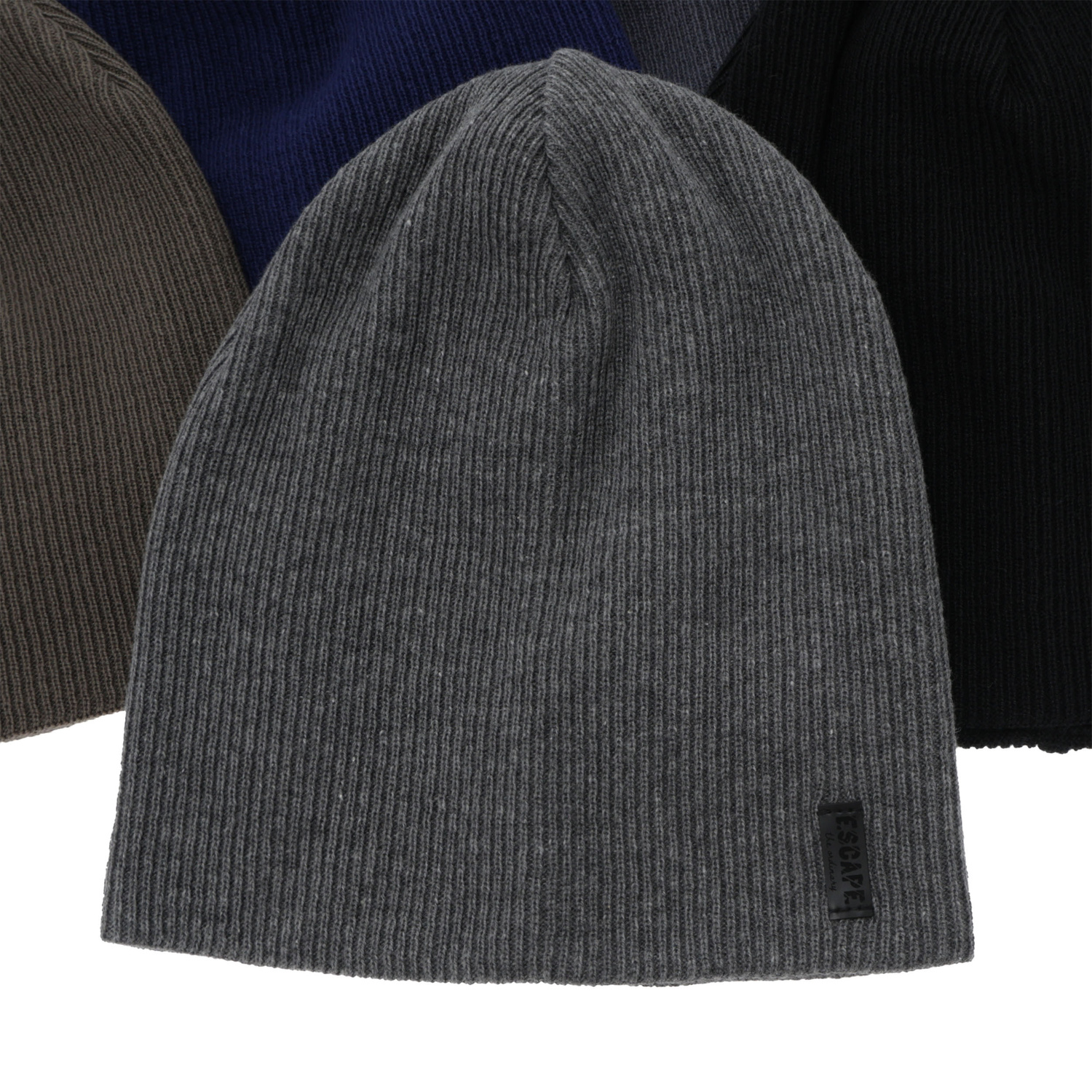 Bonnet d'hiver/automne/printemps homme, noir, Salten