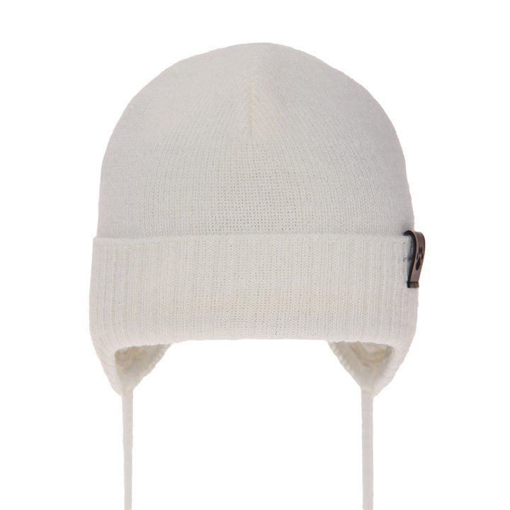 Bonnet automne/printemps garçon, crème, Franio