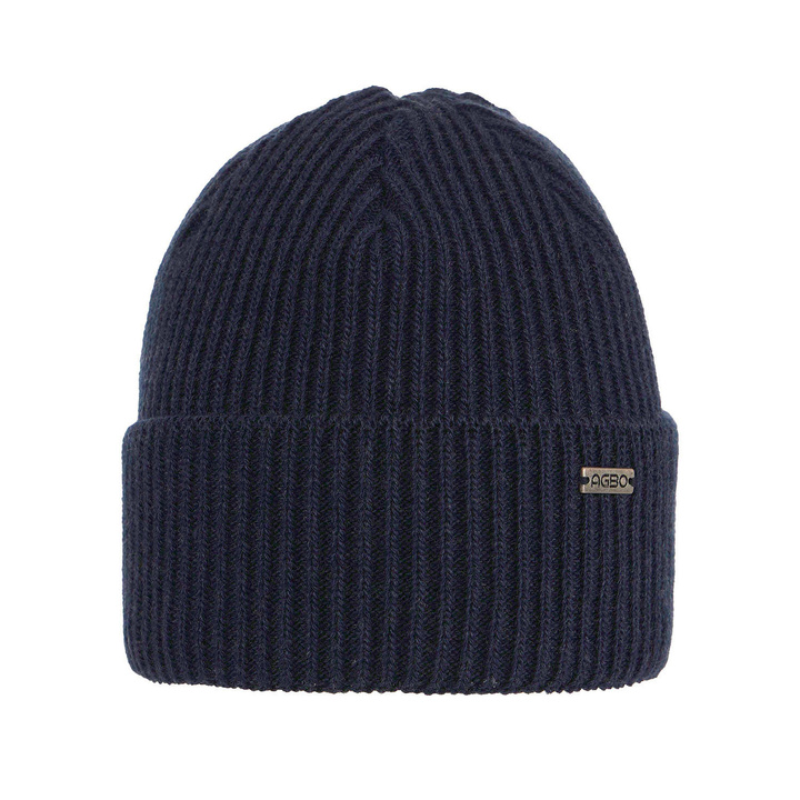 Bonnet d'hiver homme, bleu marine, Alkazar