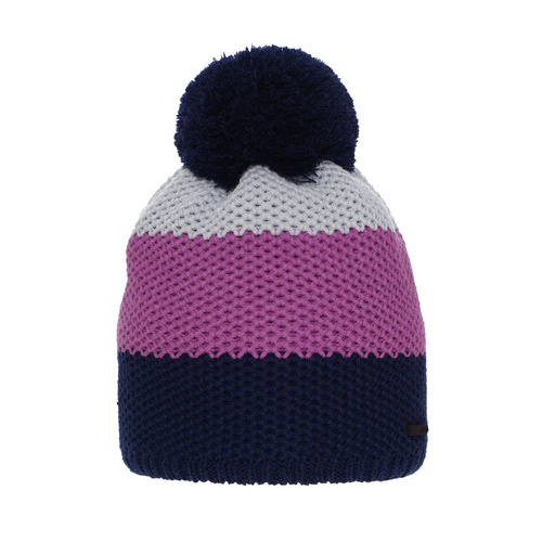 Bonnet d'hiver fille, bleu marine, avec pompon, Naruto