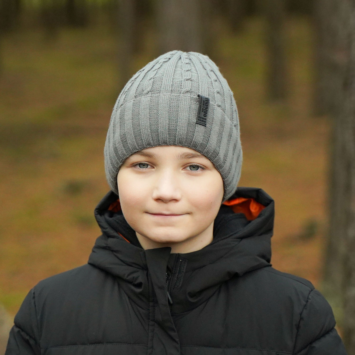 Bonnet d'hiver garçon, khaki, Lucas