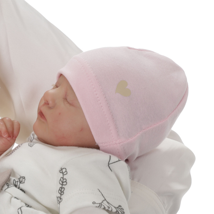 Bonnet automne/printemps fille, rose, Nestie