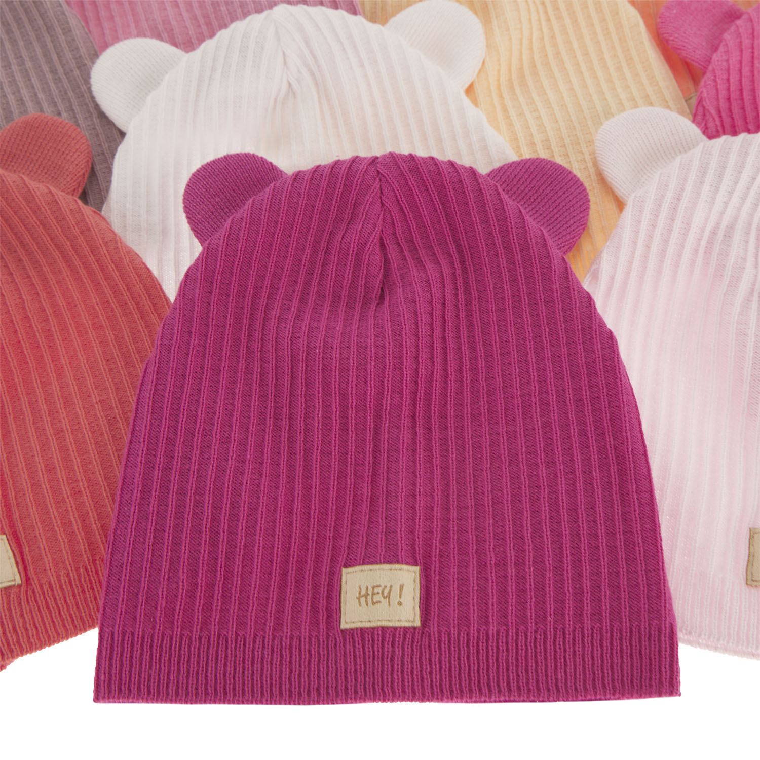 Bonnet automne/printemps fille, avec coton, rose, Clarisa