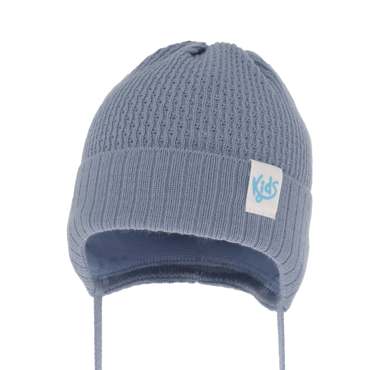 Bonnet automne/printemps garçon, bleu, avec liens, Galvani