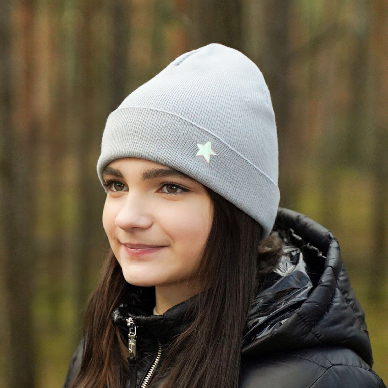 Bonnet d'hiver fille, camel, Estrela