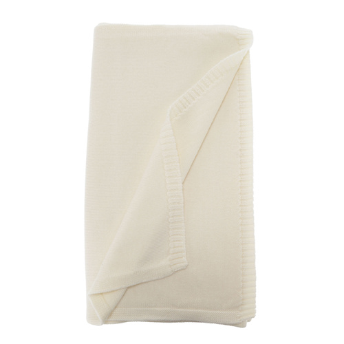 Écharpe d'hiver femme, crème, 100% laine mérinos, Elonia