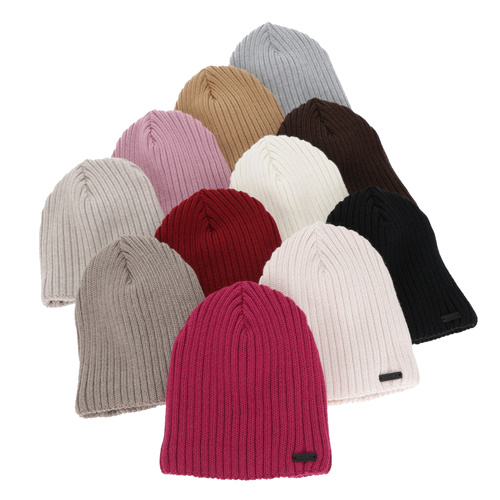 Bonnet d'hiver femme, camel, avec laine mérinos, Soletta
