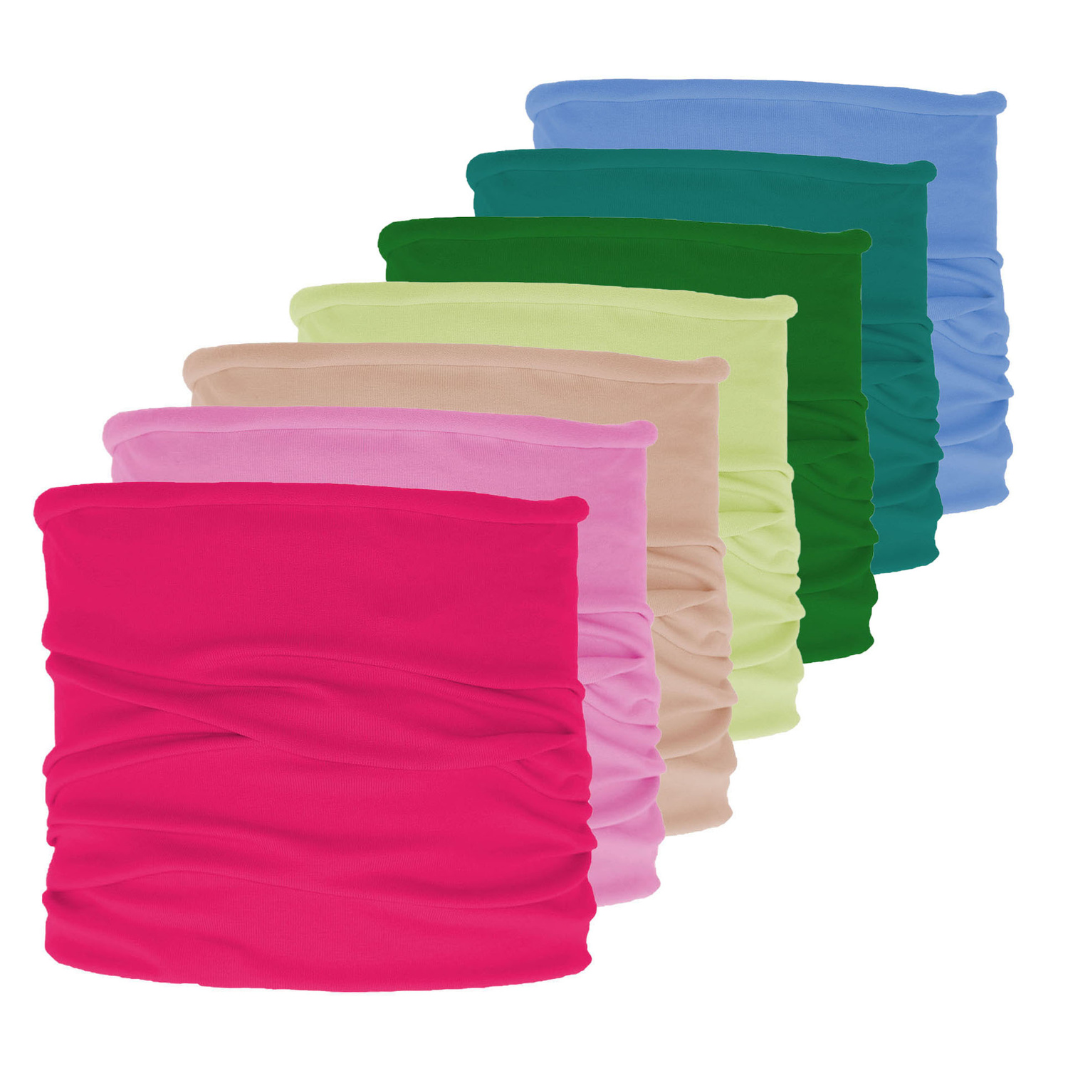 Snood automne/printemps fille, corail, coton, Braun