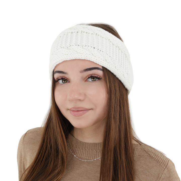 Bonnet d'hiver femme, crème, Bera