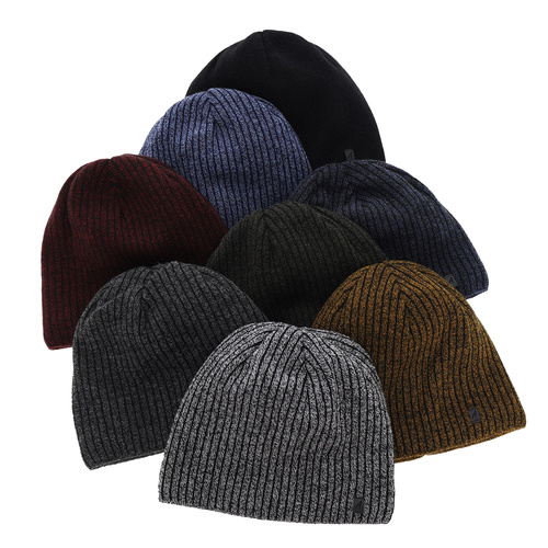 Bonnet d'hiver homme, moutarde, Figaro