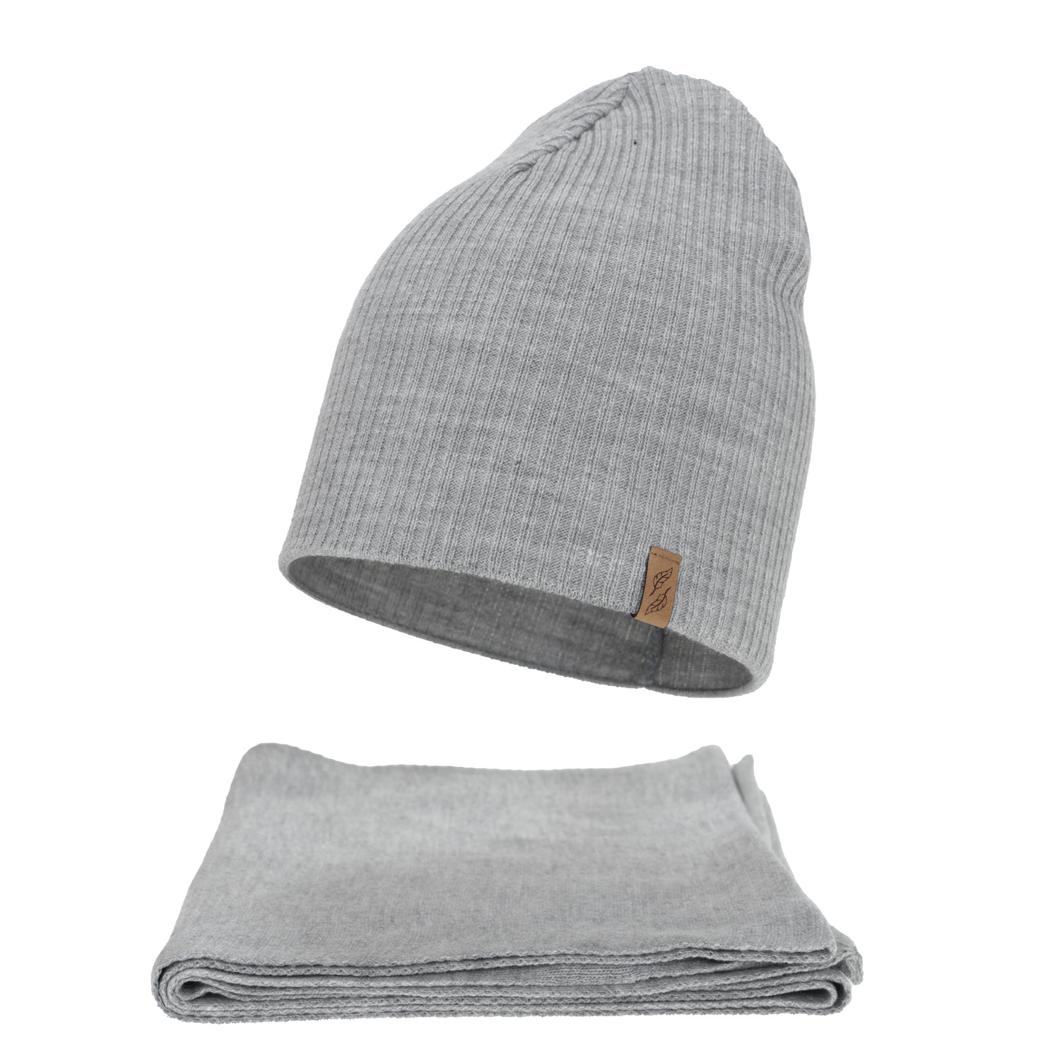 Ensemble d'hiver femme: bonnet et écharpe, rose, Fena