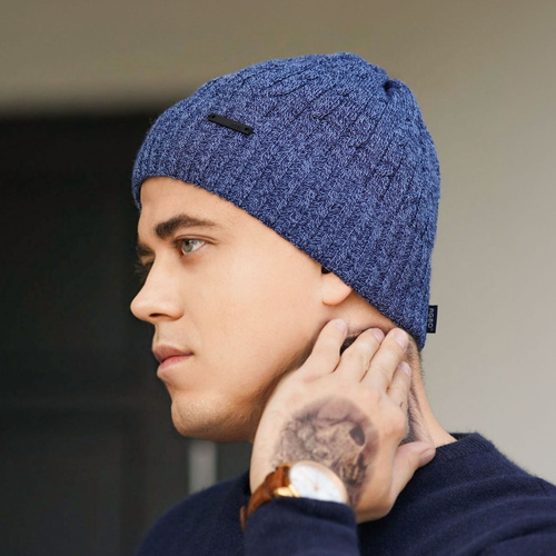 Bonnet d'hiver homme, khaki, Mishel