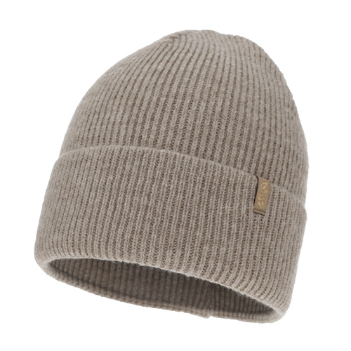 Bonnet d'hiver femme, beige, avec laine mérinos, Tahoe