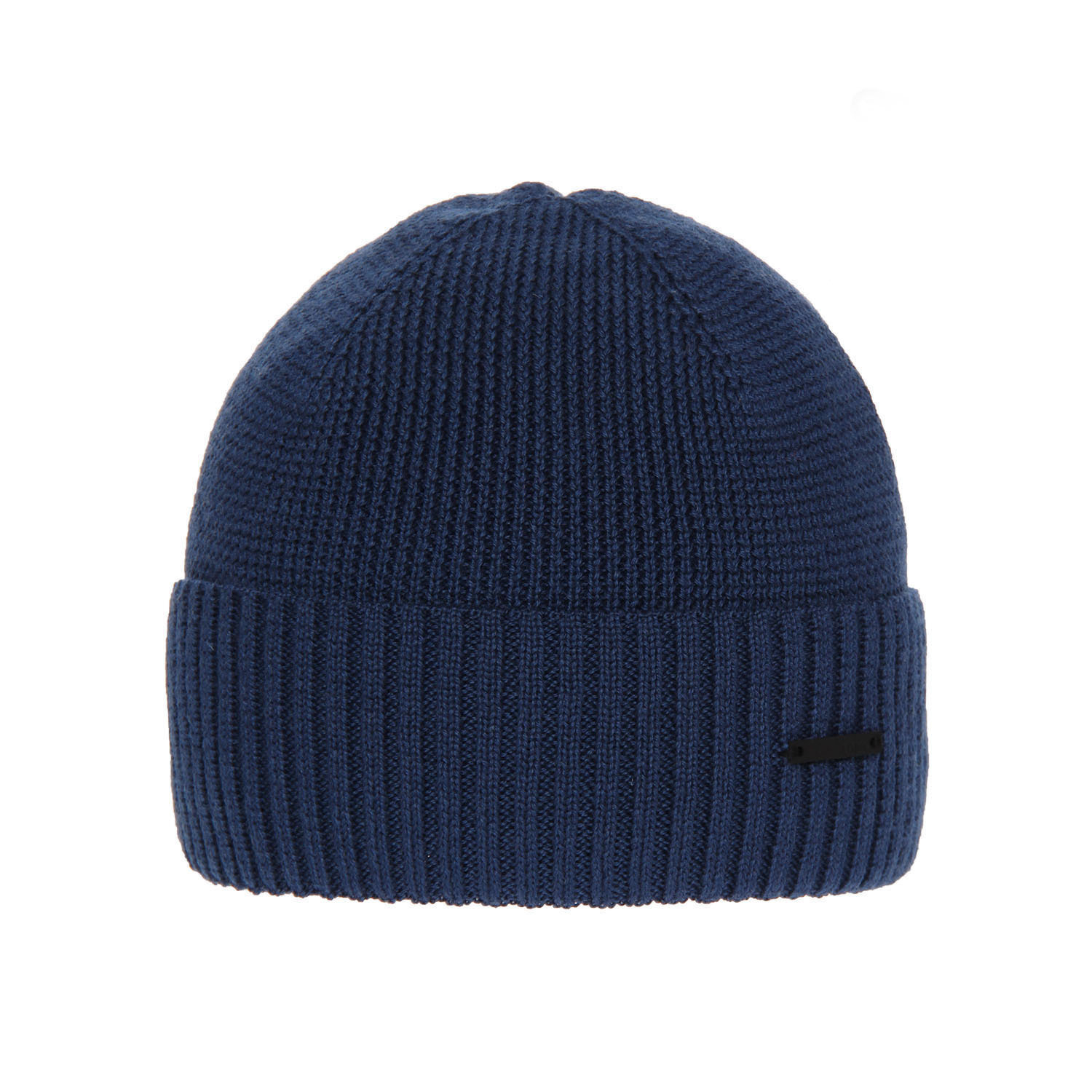 Bonnet d'hiver homme, bleu, avec laine mérinos, Henk