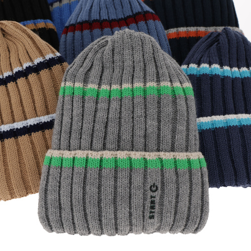 Ensemble d'hiver garçon: bonnet et snood, bleu marine, Bastien