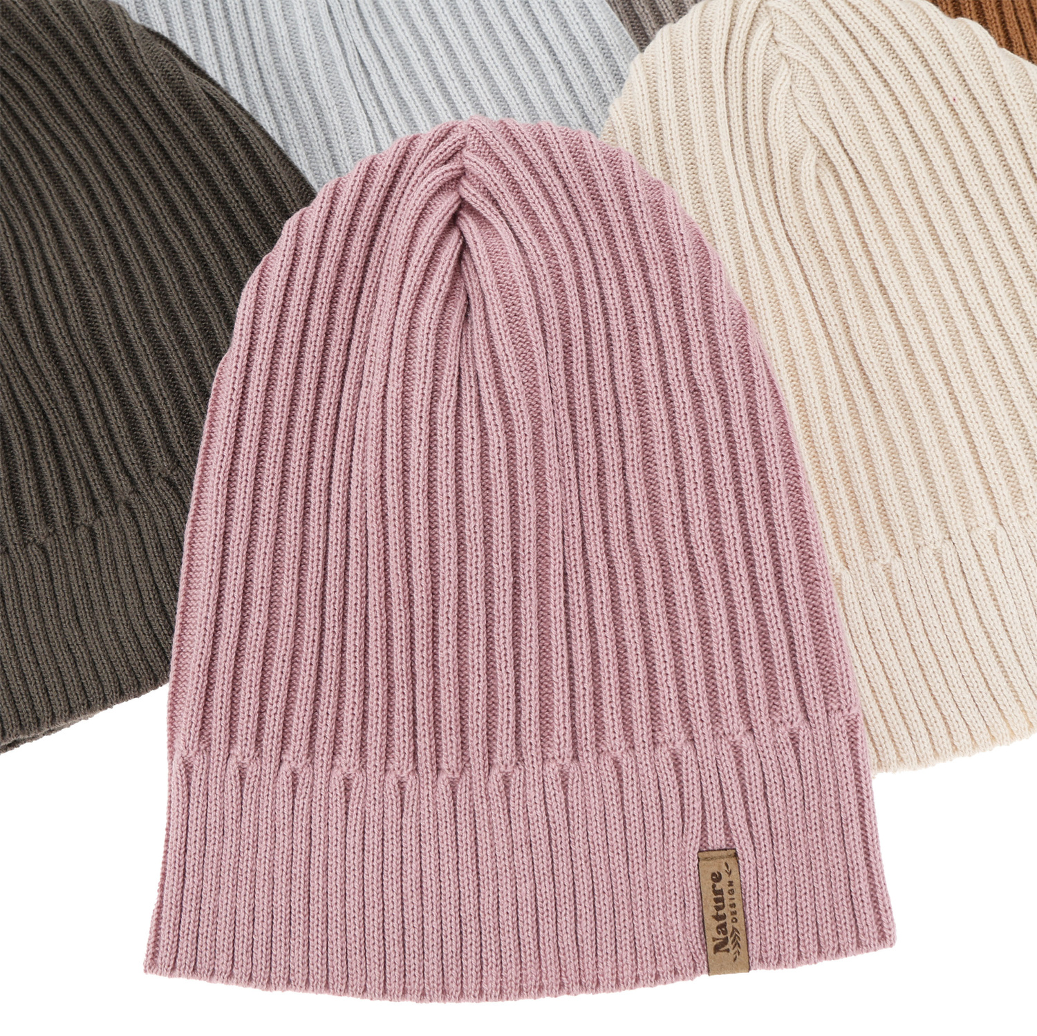 Bonnet femme printemps, automne, avec coton, beige, Mirona