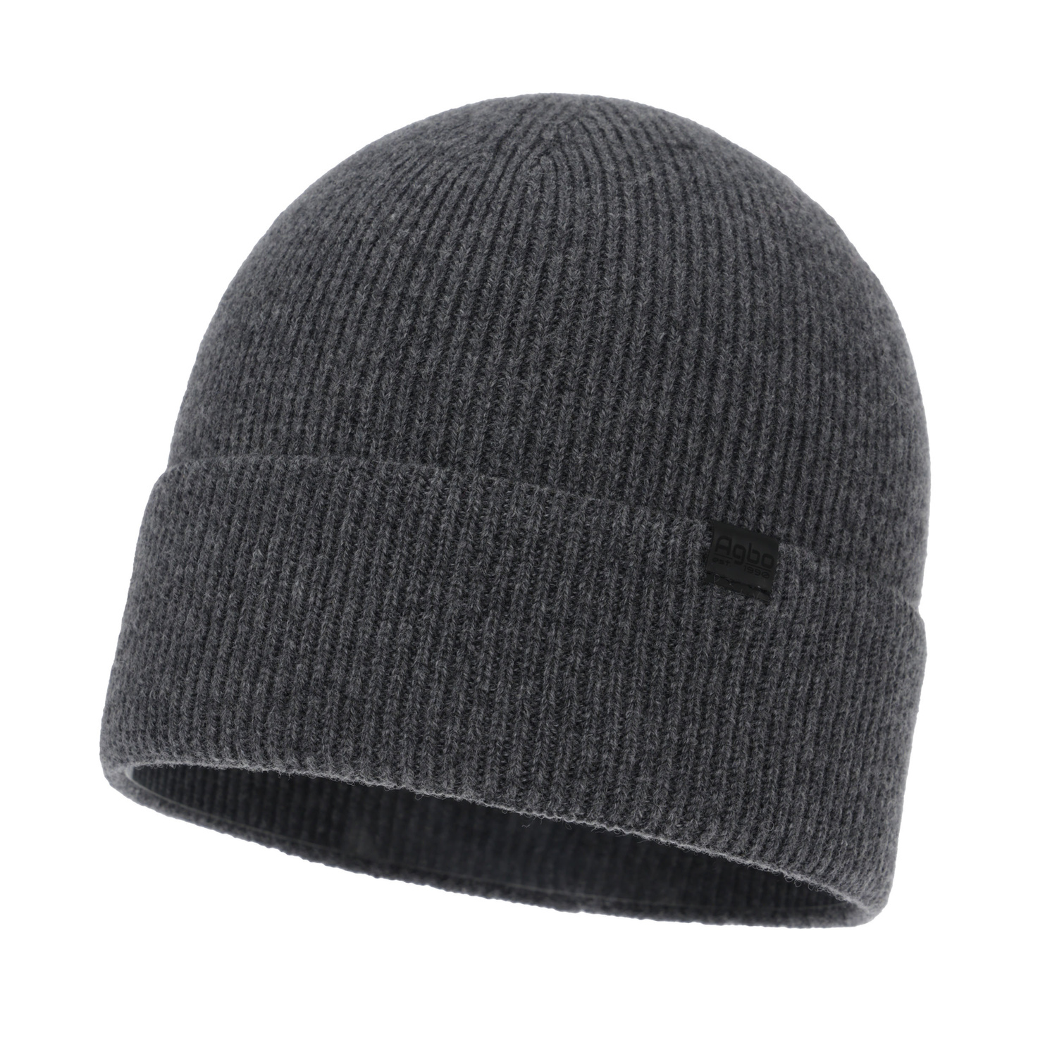 Bonnet d'hiver homme, gris, avec laine mérinos et cachemire, Arwen