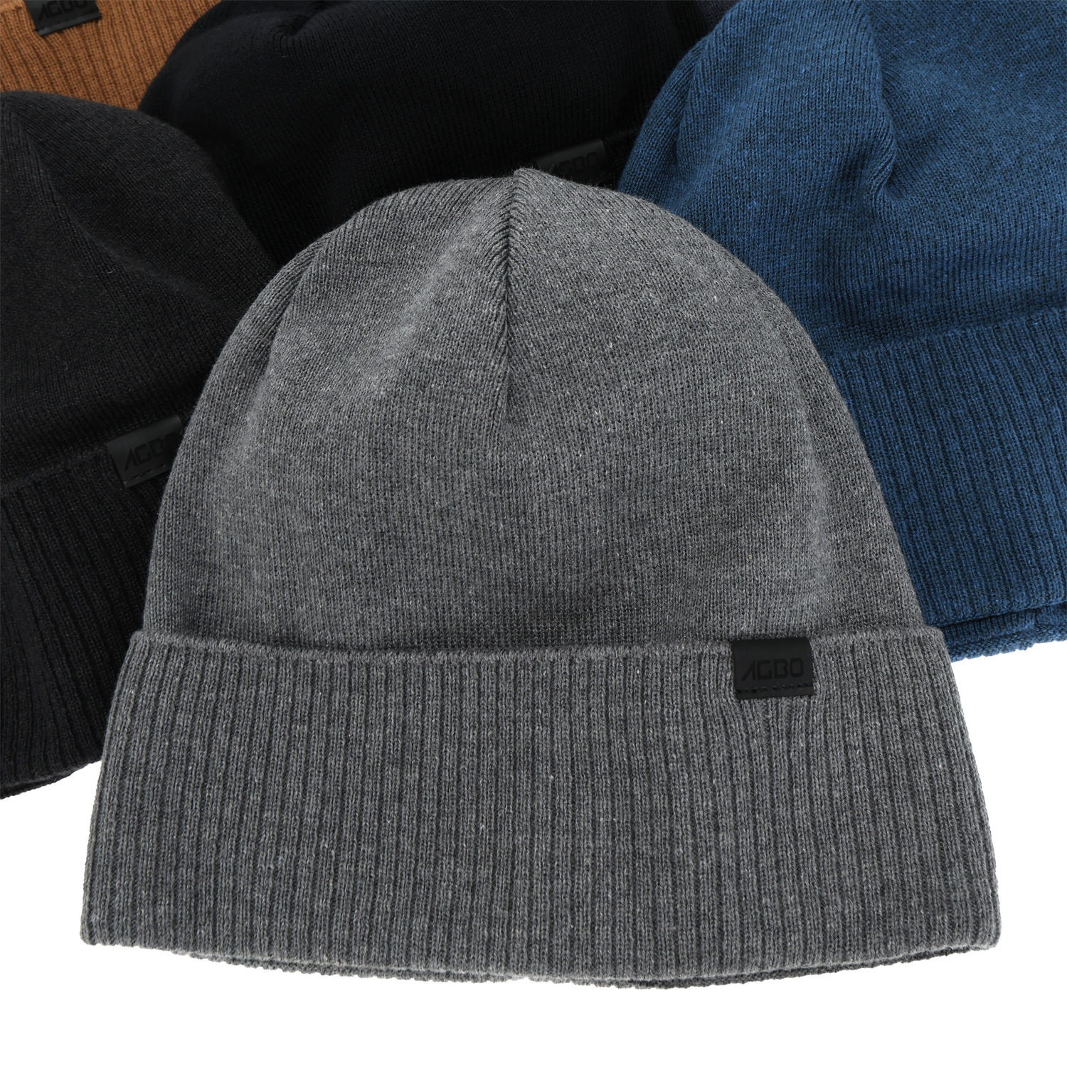 Bonnet d'automne et de printemps pour homme, avec coton, bleu marine, Remon