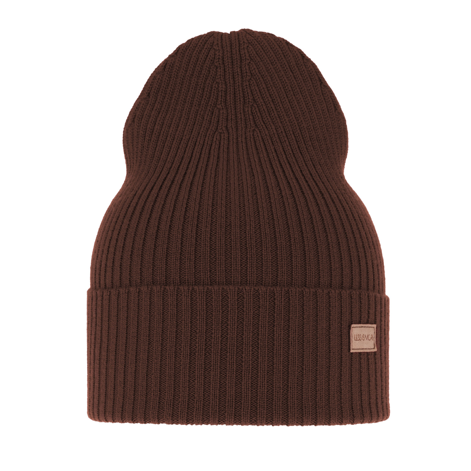 Bonnet d'hiver femme, automne/printemps, marron, 100% Laine Mérinos, Sophie