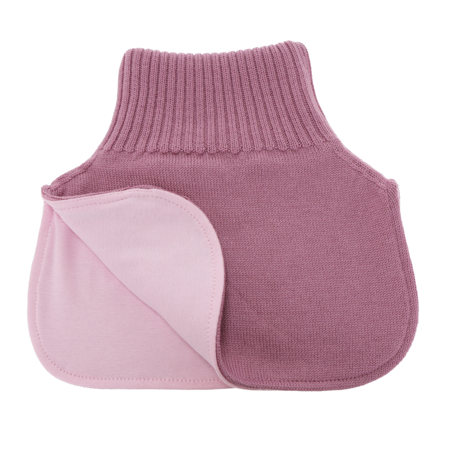 Tour de cou d'hiver fille, 100% Laine Mérinos, violet, Felice