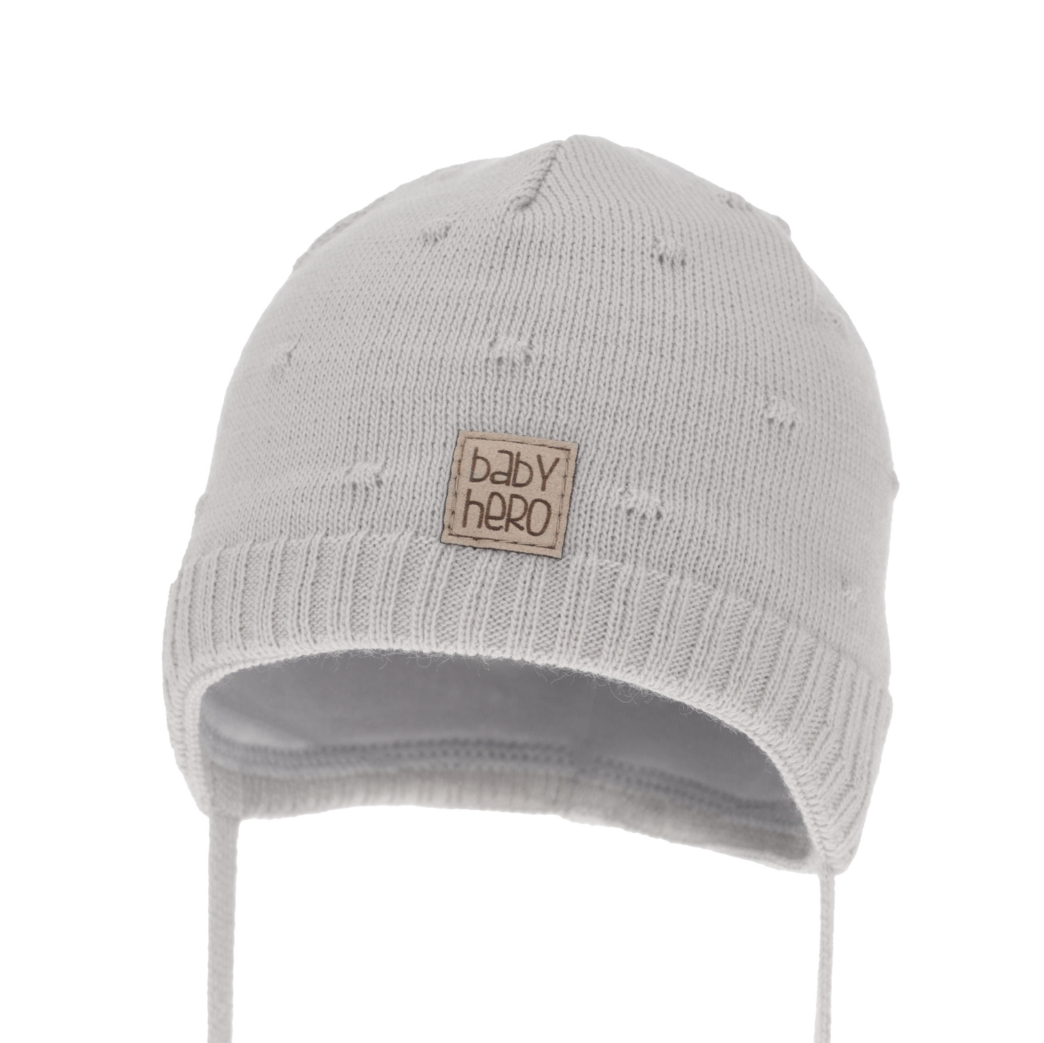 Bonnet automne/printemps garçon, gris, avec liens, Cody