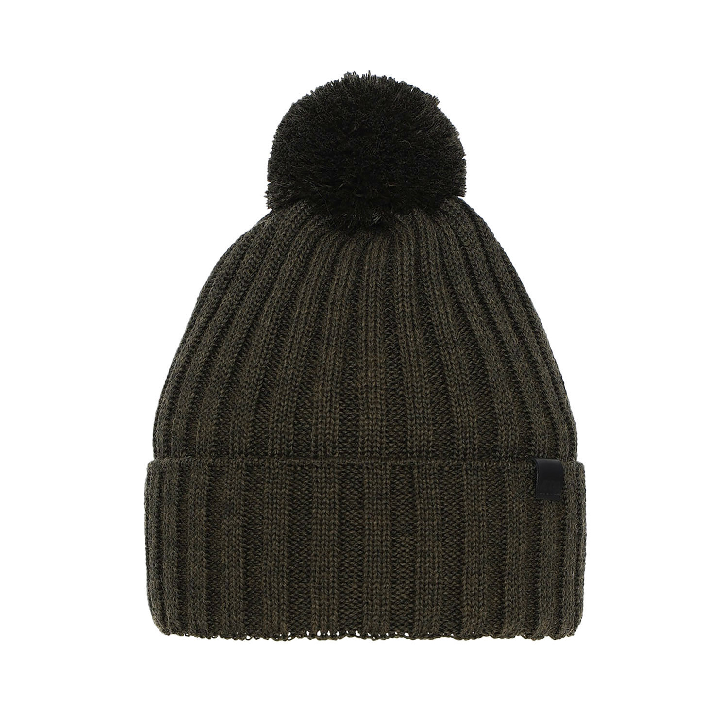 Bonnet d'hiver homme, khaki, avec laine mérinos, Korynt