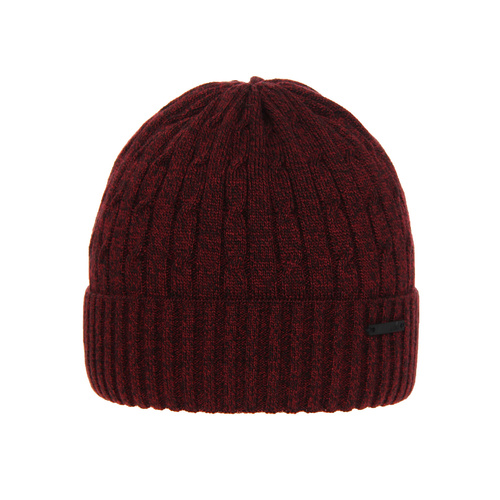Bonnet d'hiver homme, bordo, Mishel