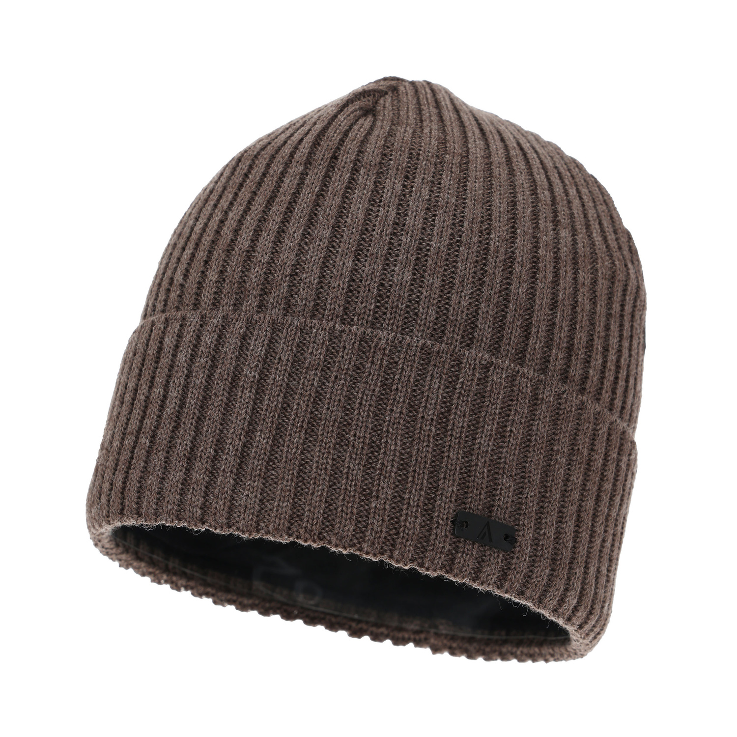 Bonnet d'hiver pour homme, marron, avec laine mérinos, Jeffrey