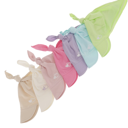 Foulard avec visière fille, automne/printemps, beige, en coton, Irene