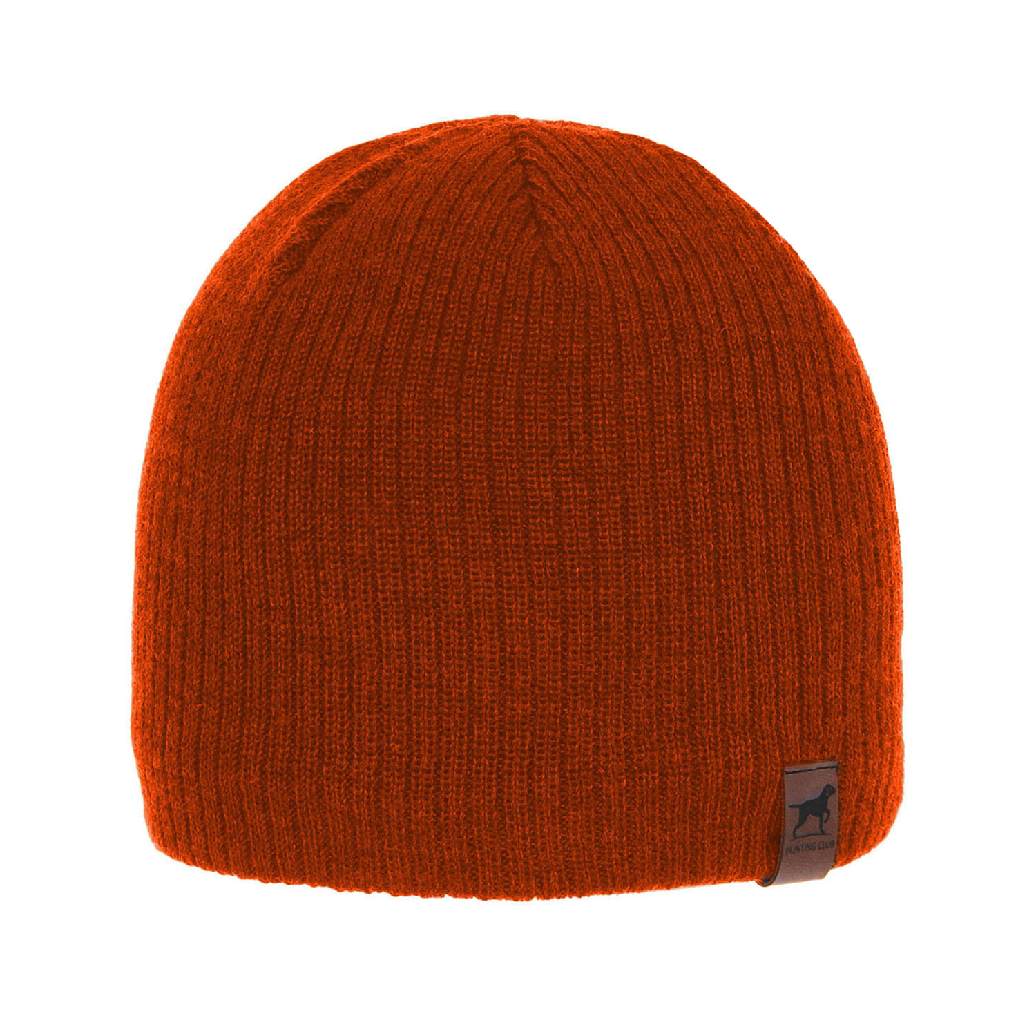 Bonnet d'hiver homme, orange, avec laine mérinos, Bird