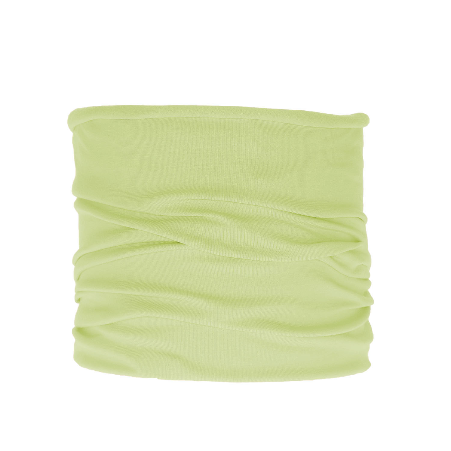Tour de cou automne/printemps fille, vert citron, coton, Braun