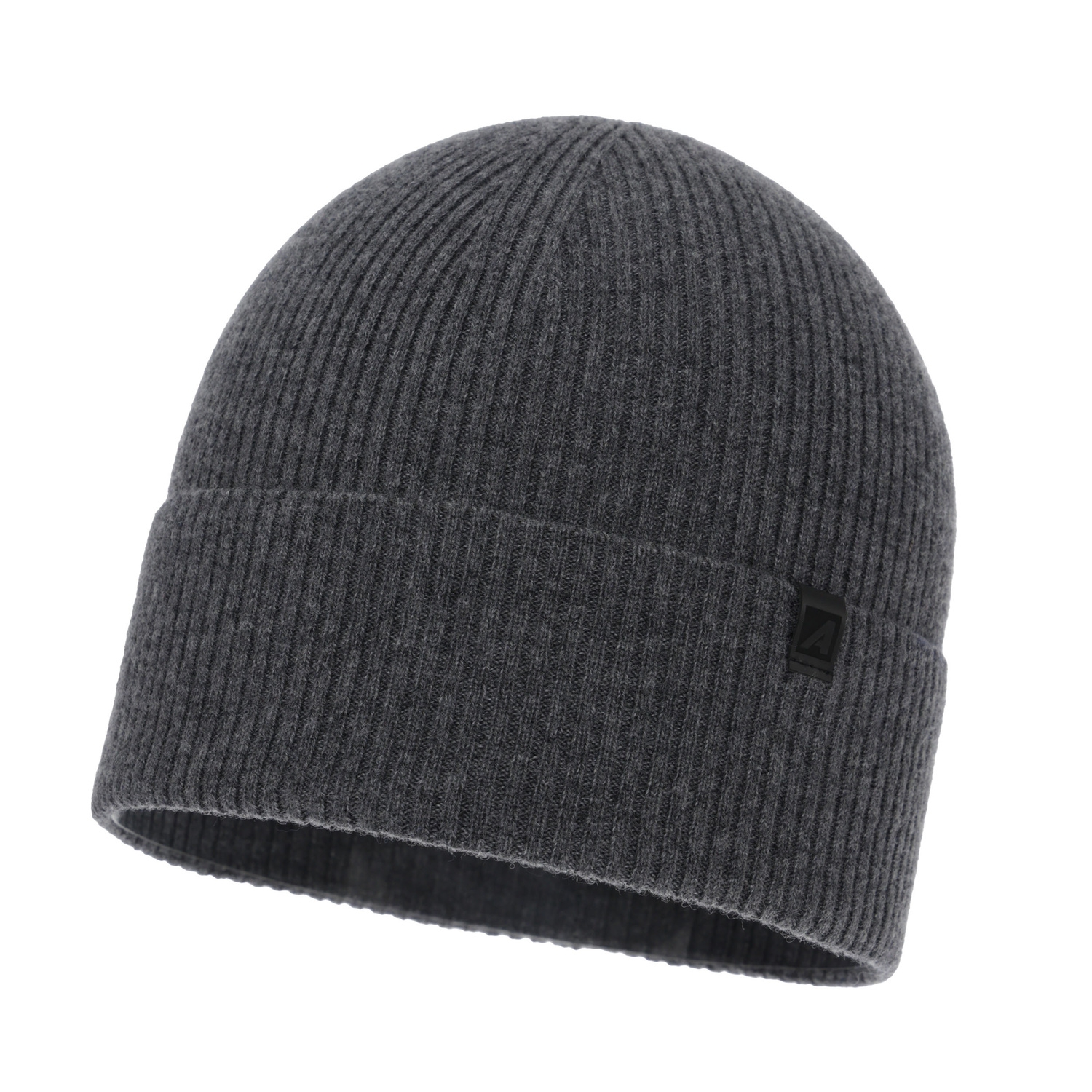 Bonnet d'hiver homme, gris, avec laine mérinos et cachemire, Azuryt