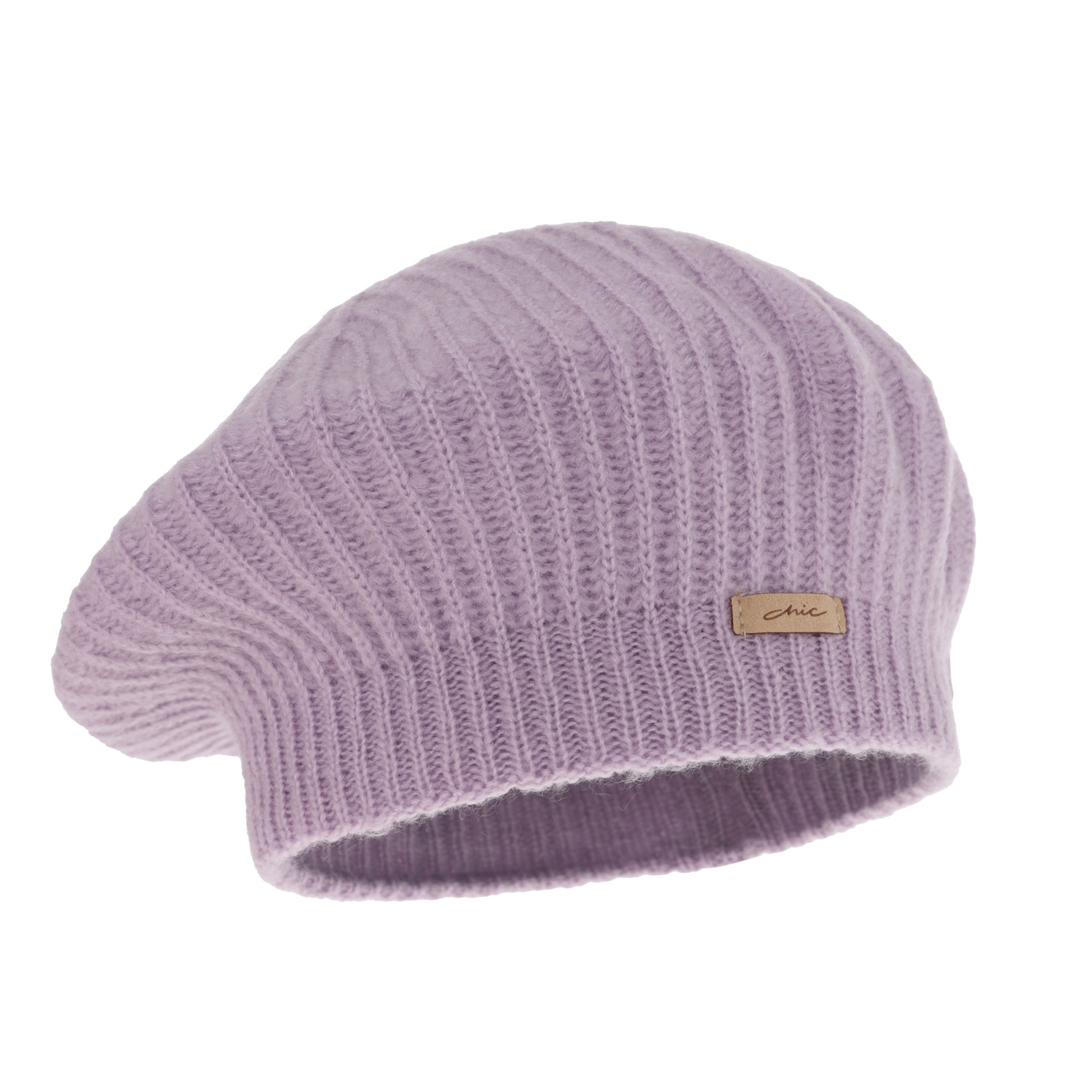 Beret d'hiver femme, violet, Grace