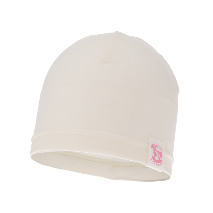 Bonnet automne/printemps fille, crème, Mia