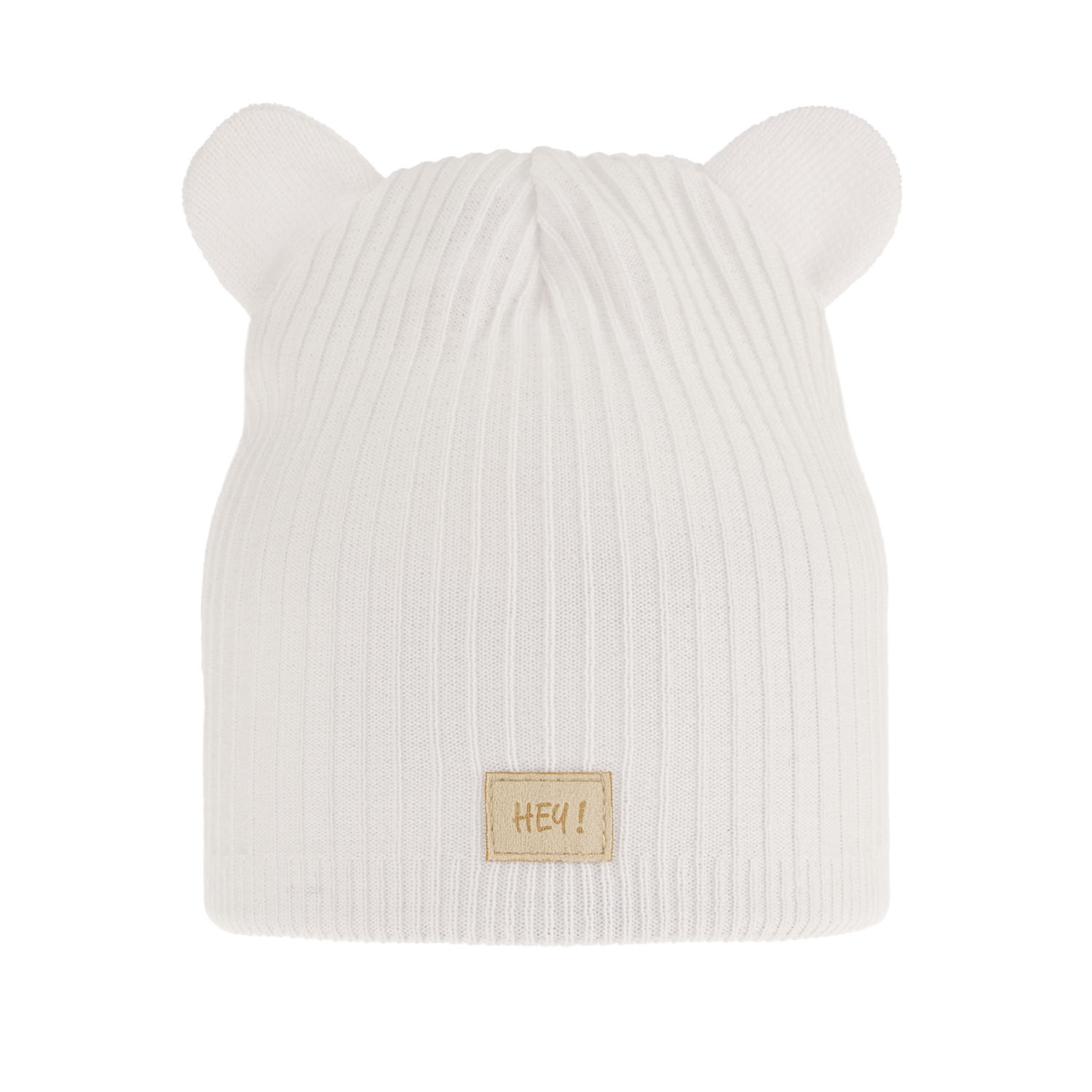 Bonnet automne/printemps fille, avec coton, blanche, Clarisa