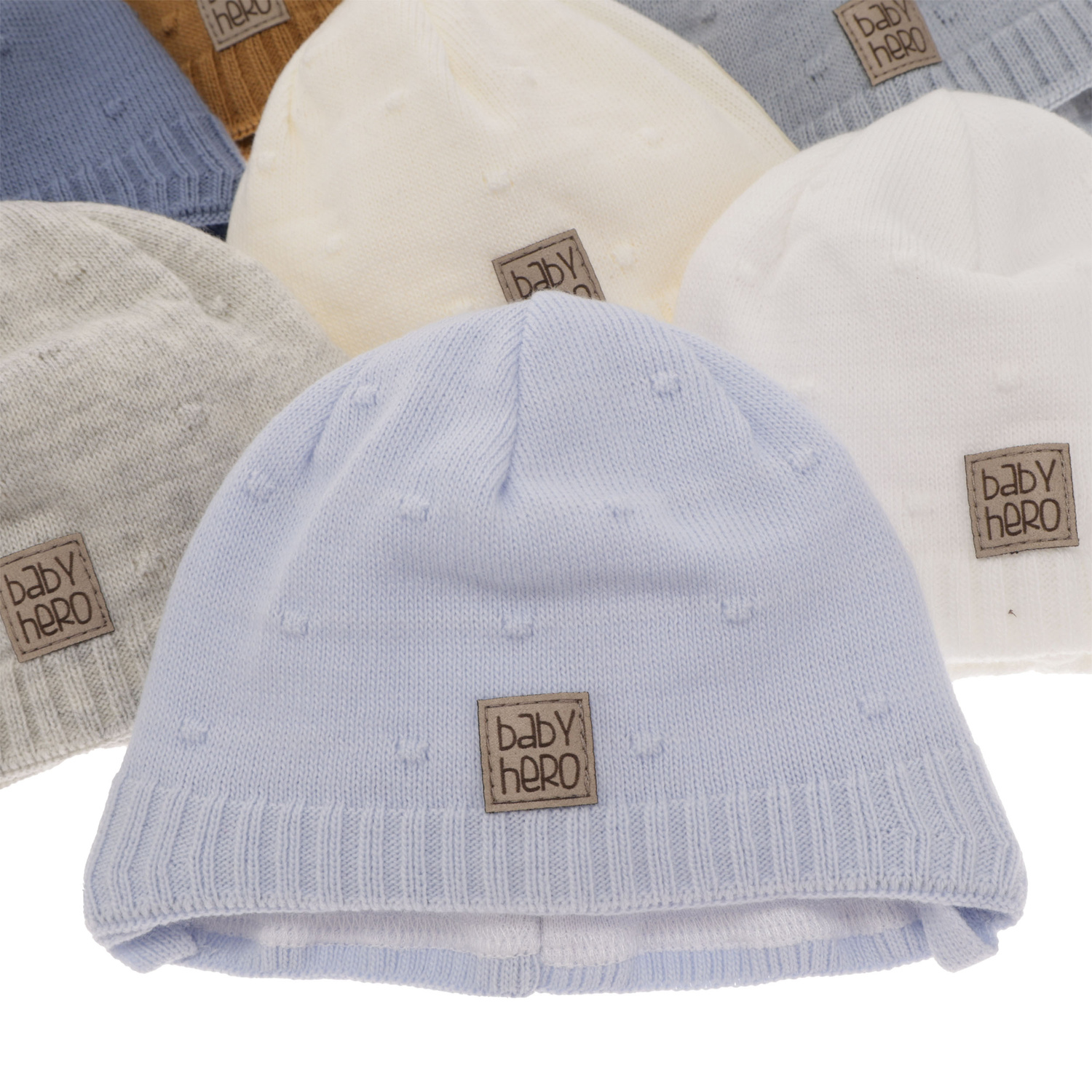 Bonnet automne/printemps garçon, gris, avec liens, Cody