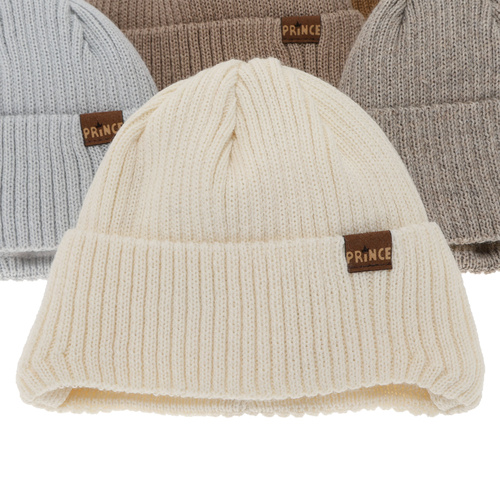 Bonnet d'hiver garçon, avec liens, avec laine mérinos, gris clair, Puser