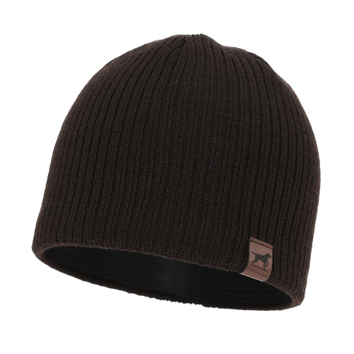 Bonnet d'hiver homme, brun, avec laine mérinos, Bird