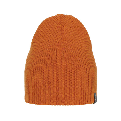 Bonnet d'hiver garçon, orange, avec pompon, Imbir