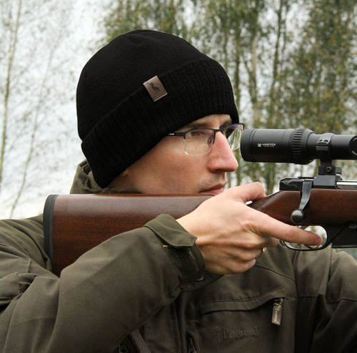 Bonnet d'hiver homme, beige, avec laine mérinos, Hogan