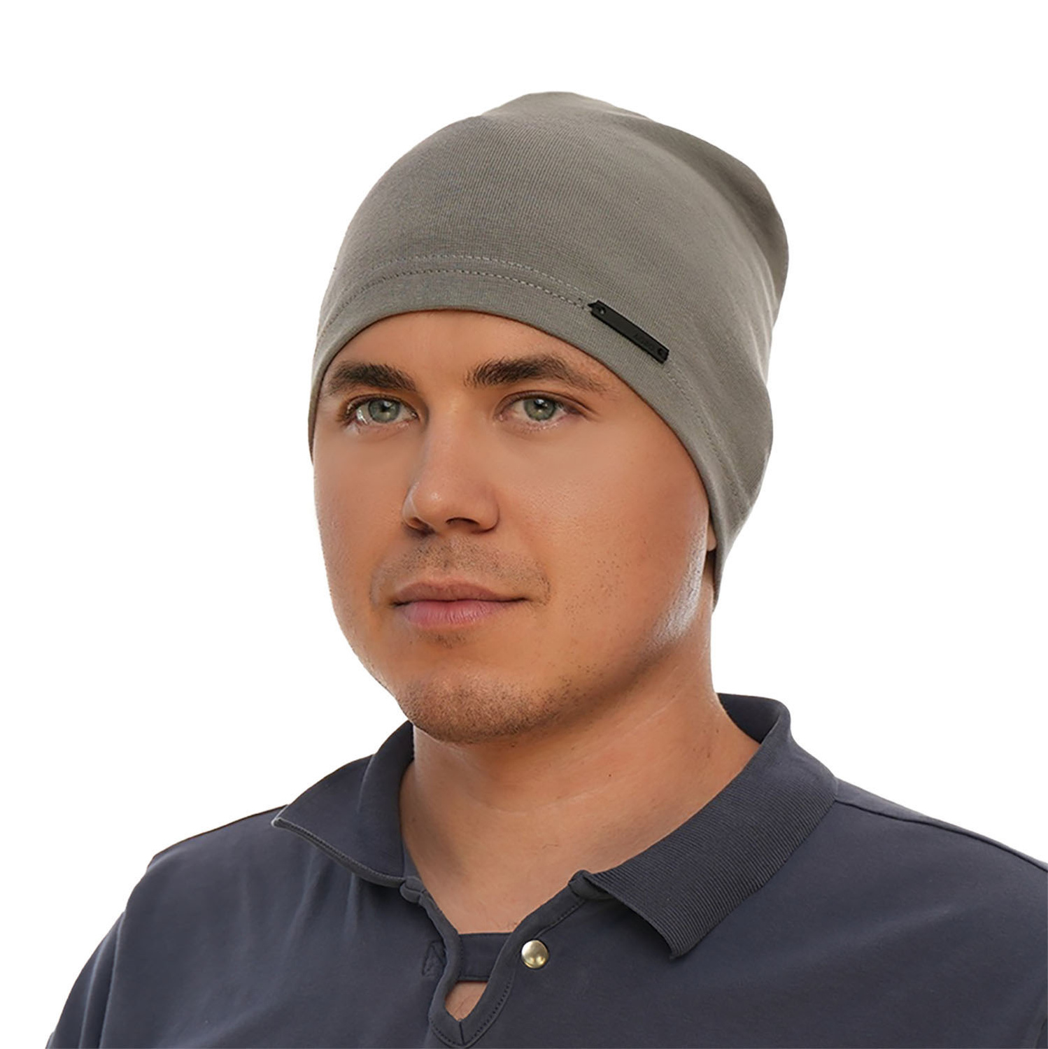 Bonnet automne/printemps homme, grigio, cotone, Willy
