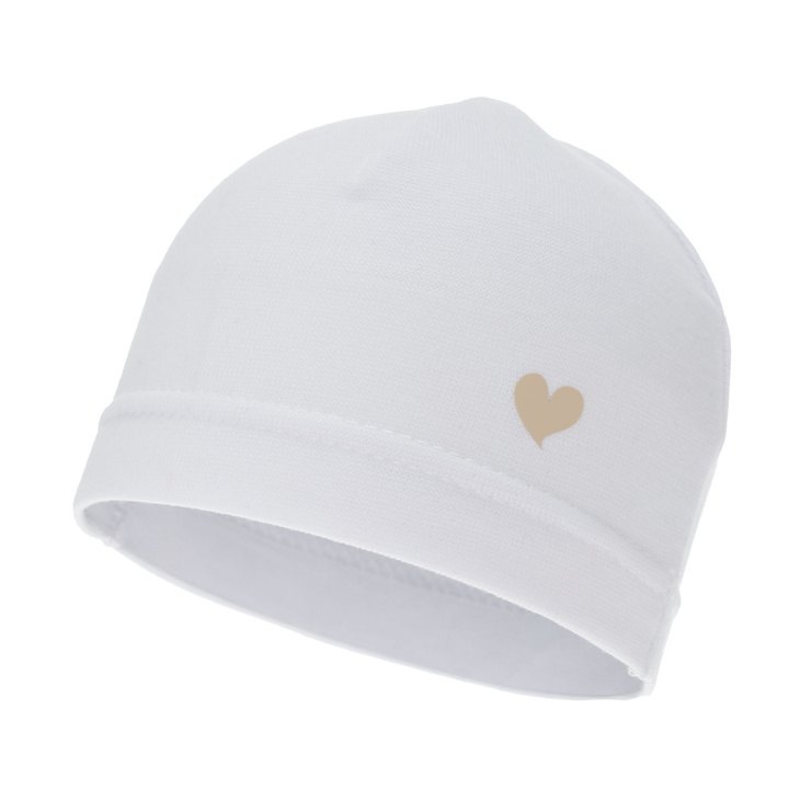 Bonnet automne/printemps fille, blanc, Nestie
