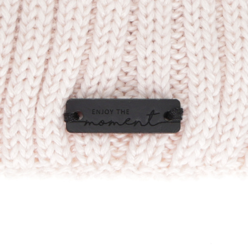 Bonnet d'hiver femme, beige foncé, avec laine mérinos, Soletta