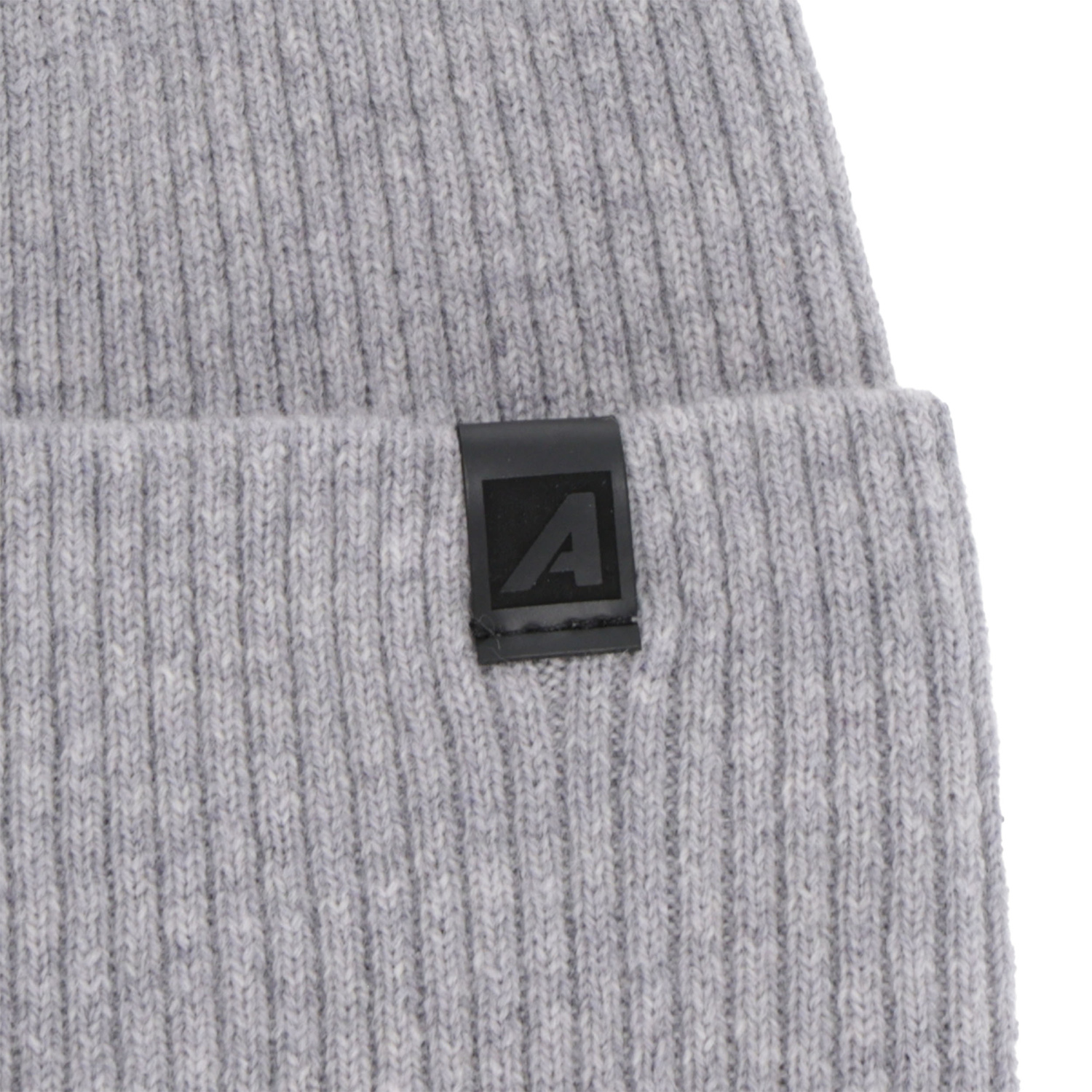 Bonnet d'hiver homme, gris, avec laine mérinos et cachemire, Azuryt