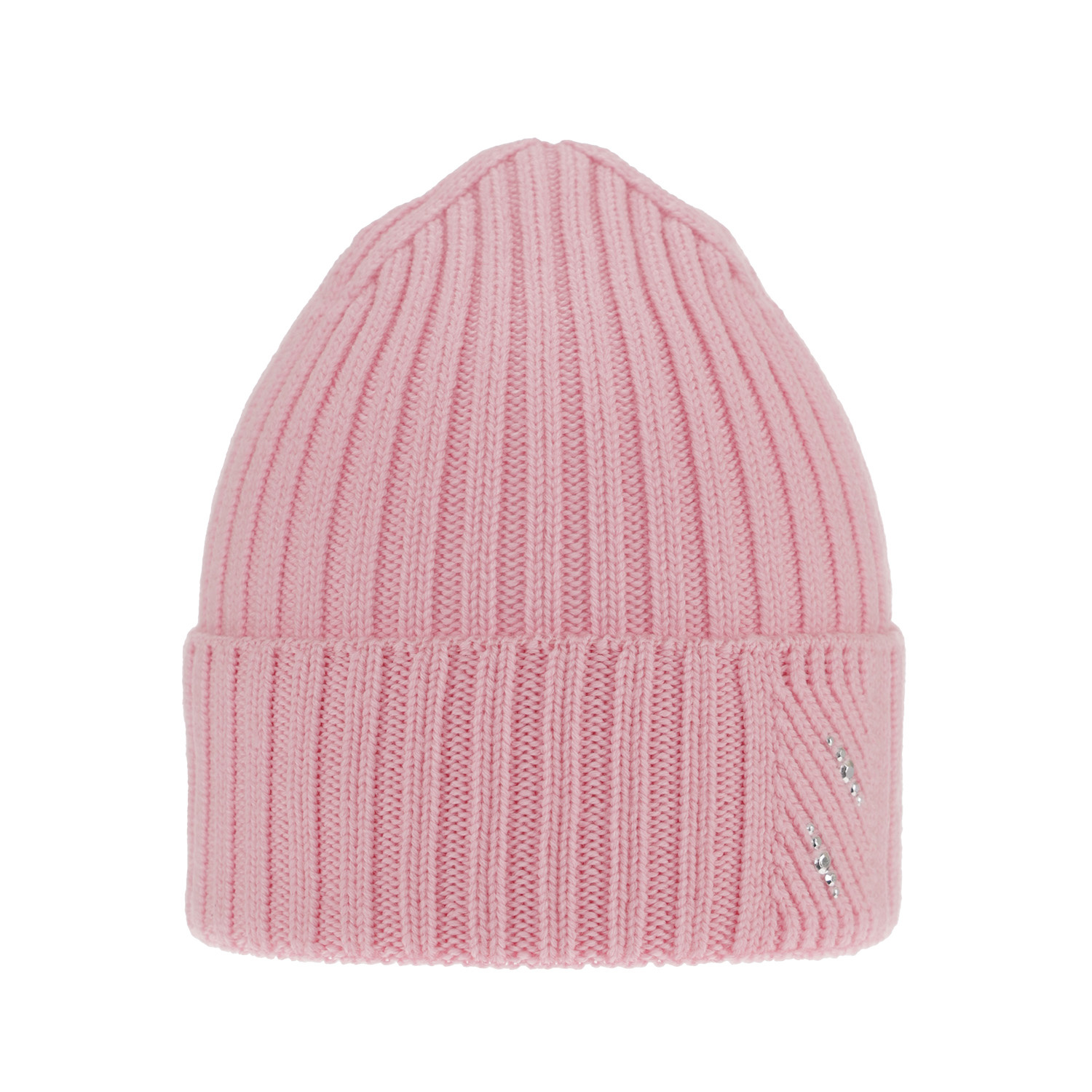 Bonnet d'hiver femme, rose, avec laine mérinos, Ariga