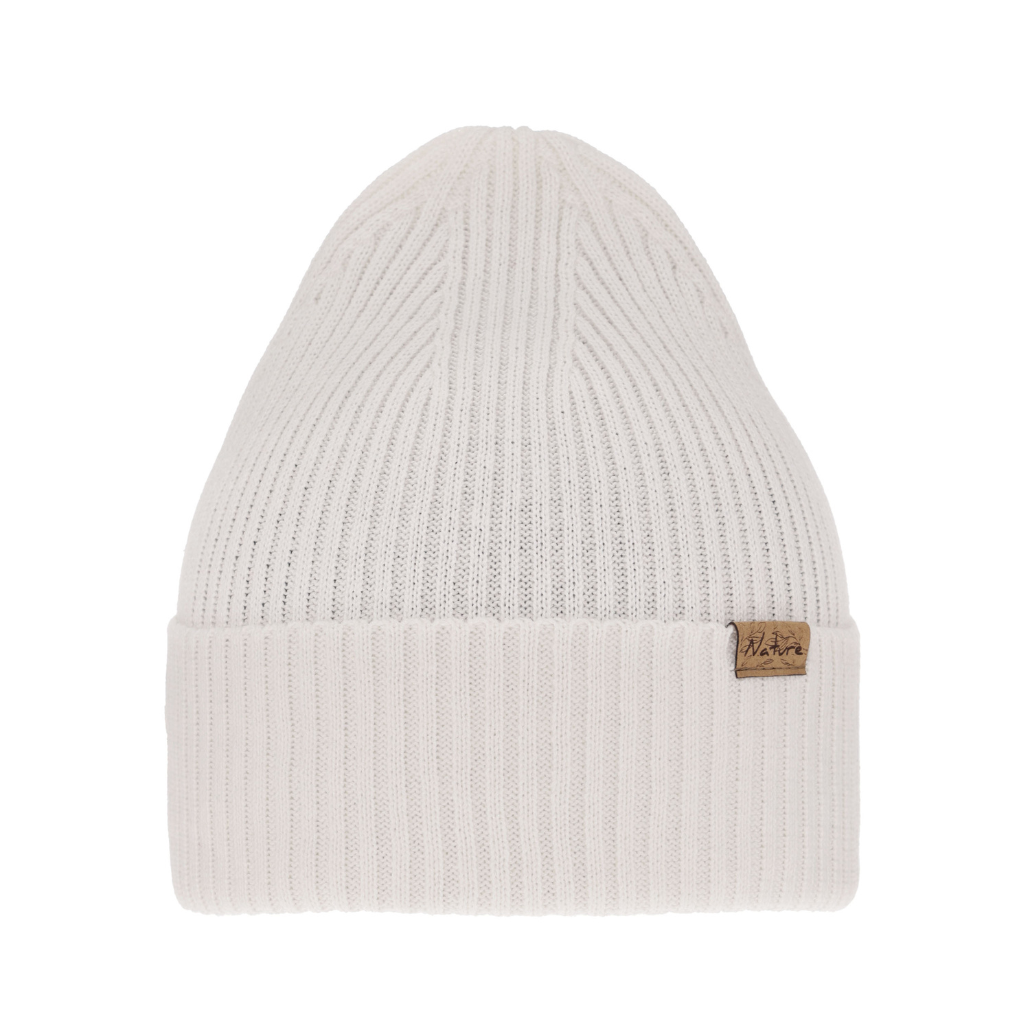 Beret d'hiver, automne/printemps femme, avec coton, crème, Messina