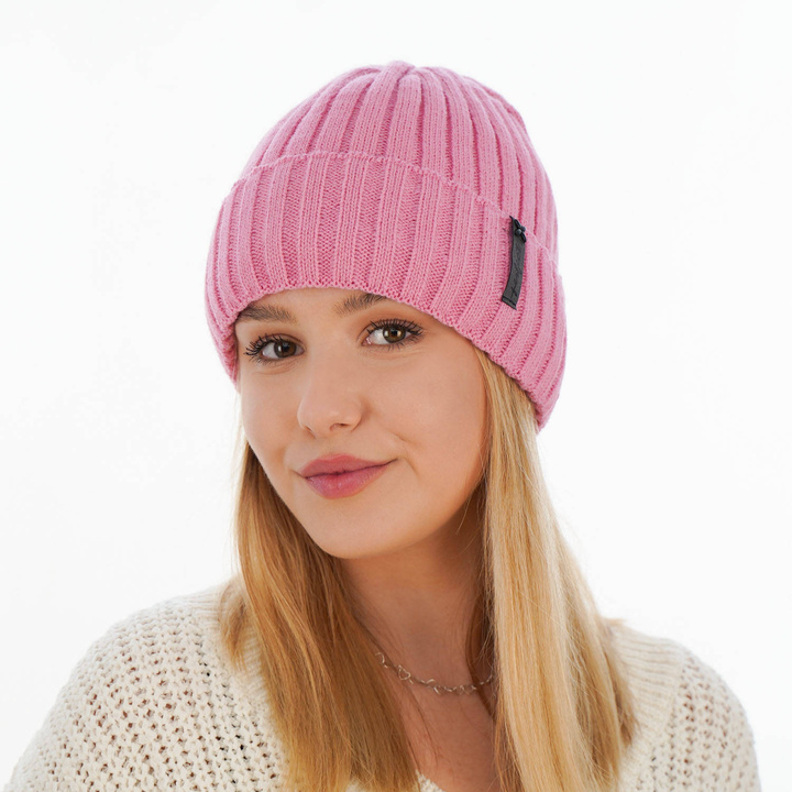Bonnet d'hiver femme, hiver, rose, élégant, Parisa